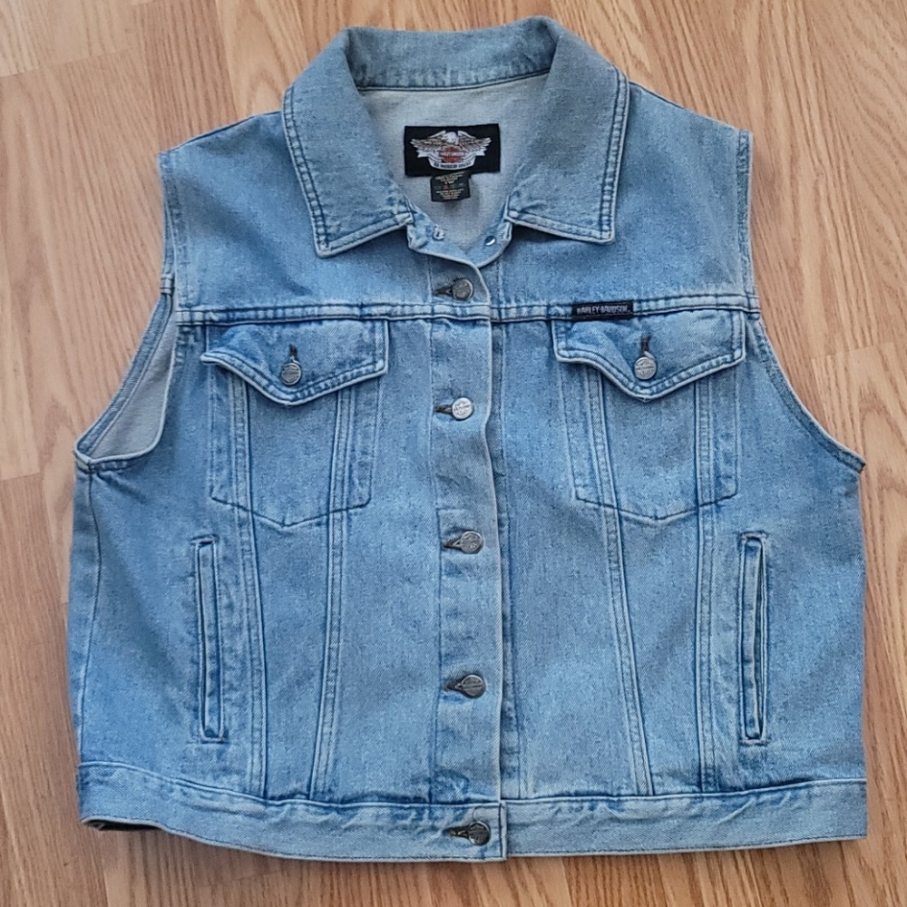 Harley-Davidson denim vest